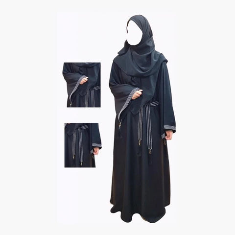 Ladies Abaya Side Dori Maxi ( with stoller )